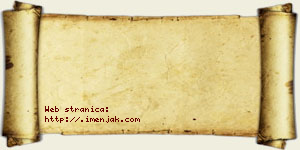 Jelisaveta Kanić vizit kartica